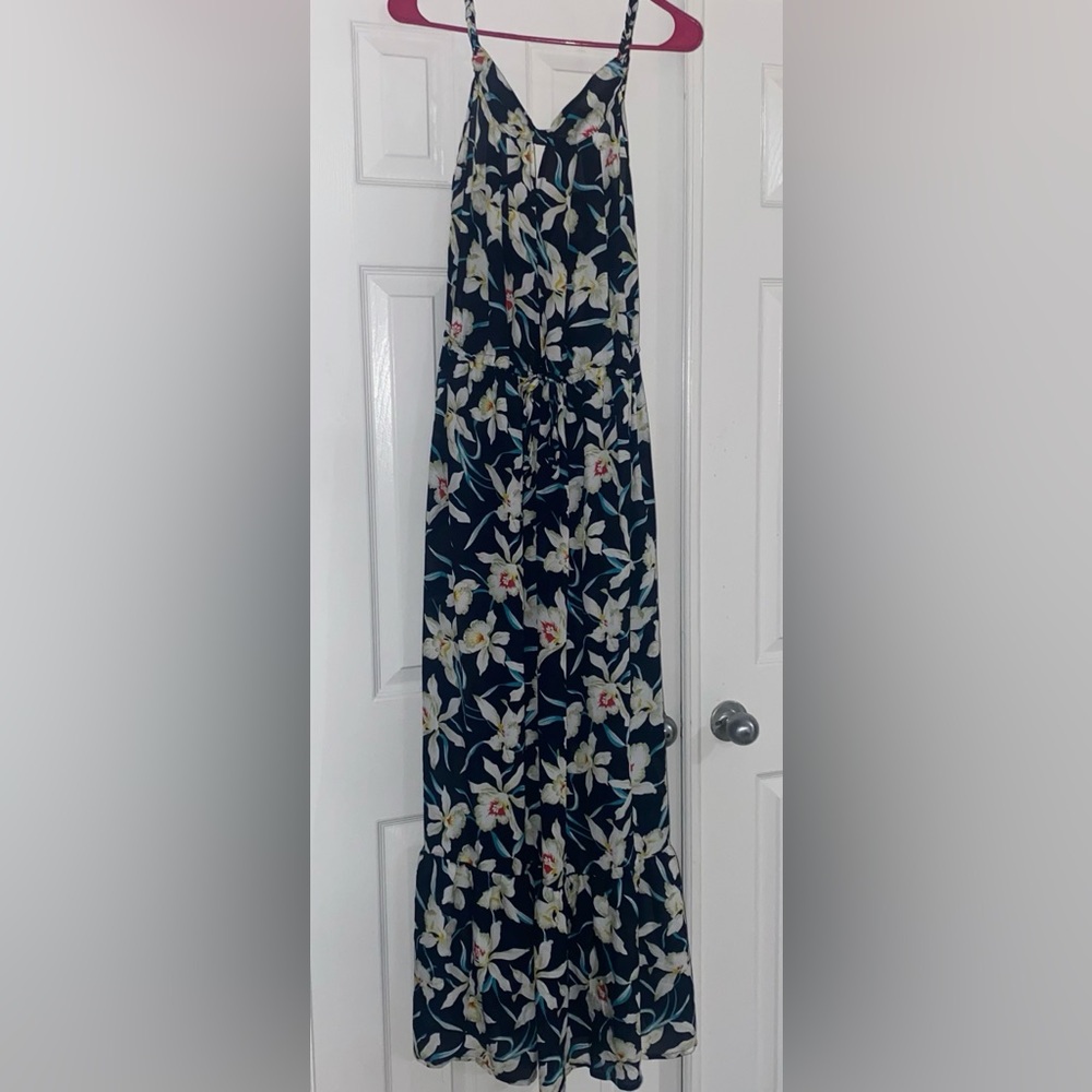 FLORAL SHEER BATHING SUIT COVER UP BY LESHOP